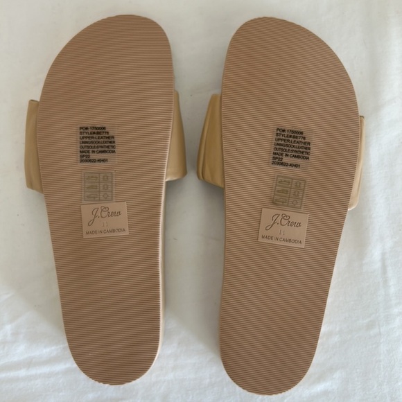J Crew Pacific scrunchie-strap slides BE776, Size 11 - Picture 4 of 4